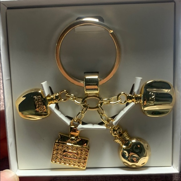 #06 Dior Gold Key & Card Holder with Charms - Picture 9 of 9